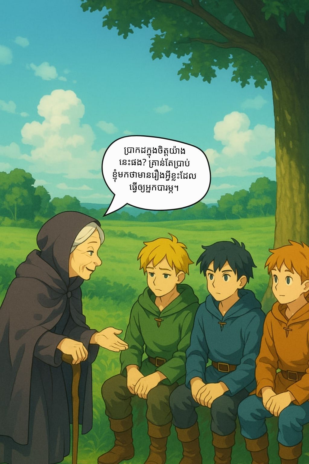 អារក្ស និងទាហានបីនាក់: oneshot